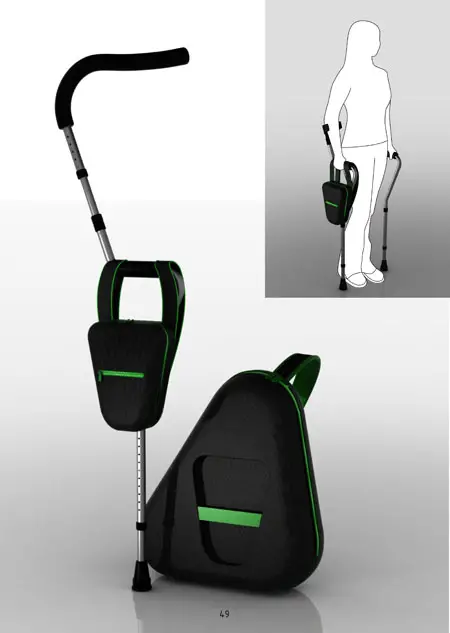 transformable crutches