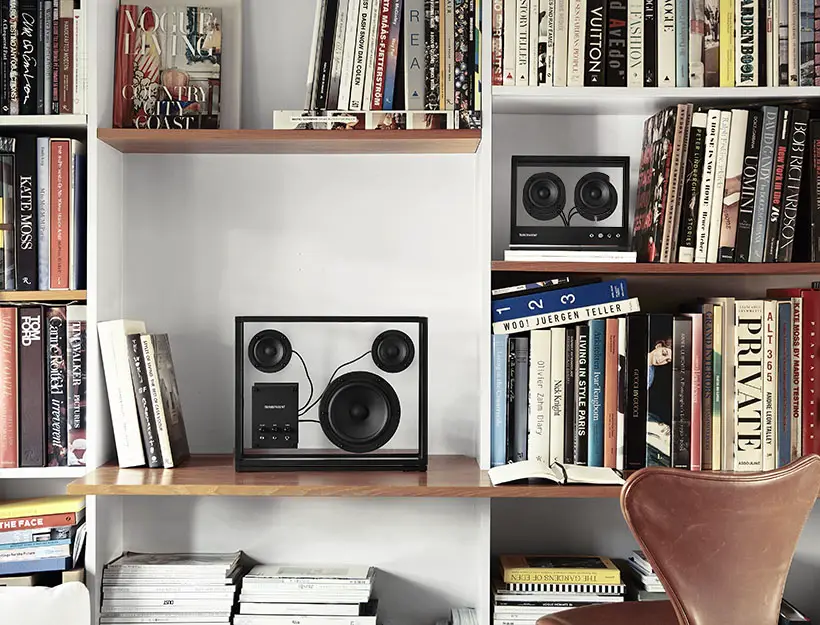 Modern Transparent Speaker Looks Visually Attractive and Blends in Any Environment