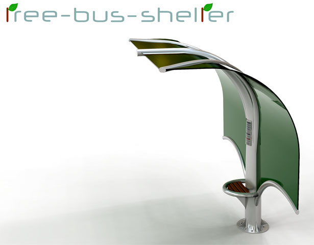 Tree Bus Shelter by Nicola D'Alessandro