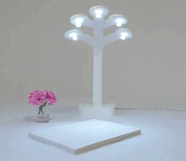 Tree of Life LED Desk Lamp by Victor Vetterlein