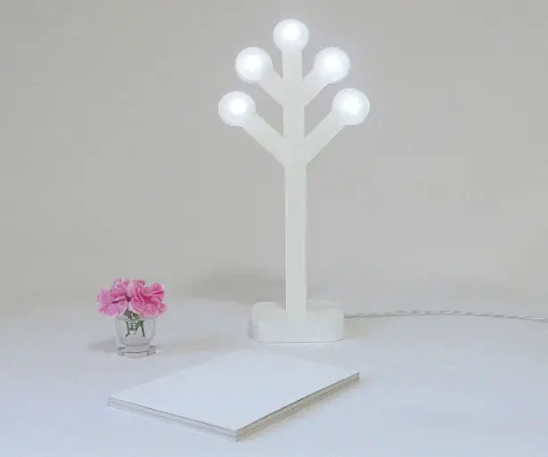 Tree of Life LED Desk Lamp by Victor Vetterlein