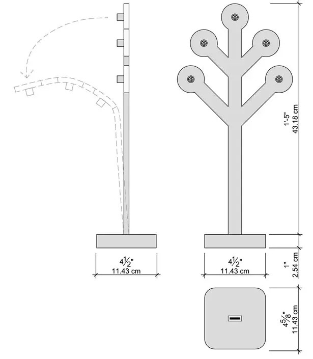 Tree of Life LED Desk Lamp by Victor Vetterlein