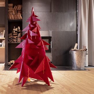 Modern and Timeless Treesure Christmas Tree Design Made of Selected Plywood