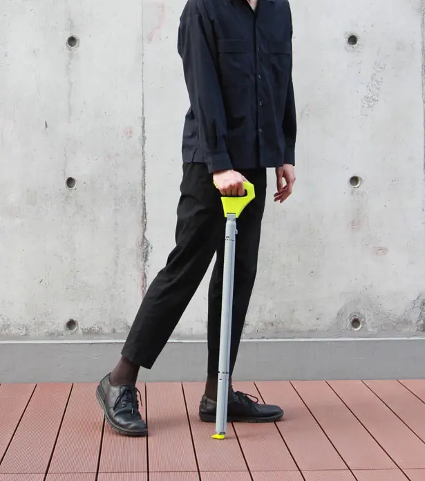 Tri Cane - Cane Transforms to Stool by Jordan Lau