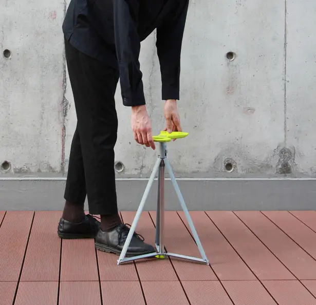 Tri Cane - Cane Transforms to Stool by Jordan Lau