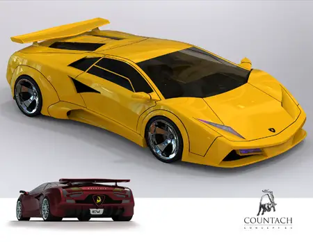 lamborghini countach ev