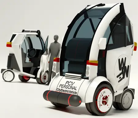 trigon personal electric vehicle