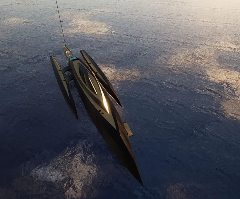 M/Y Bond Girl Is a Futuristic Trimaran Built for Top Secret Missions