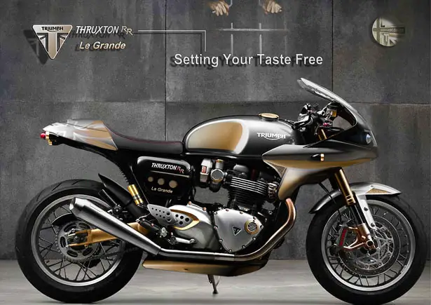 Triumph Thruxton Retrovation Concept Motorcycle by Lee Thompson