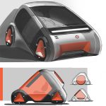 'Inception' Inspired TROIS Triangle Shaped Vehicle Concept by WookZoon Kwon