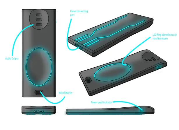 Tron Style Phone Design