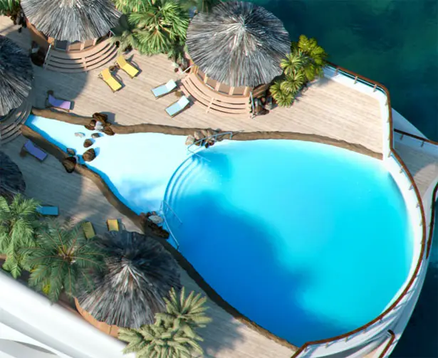 Tropical Island Paradise by Yacht Island Design