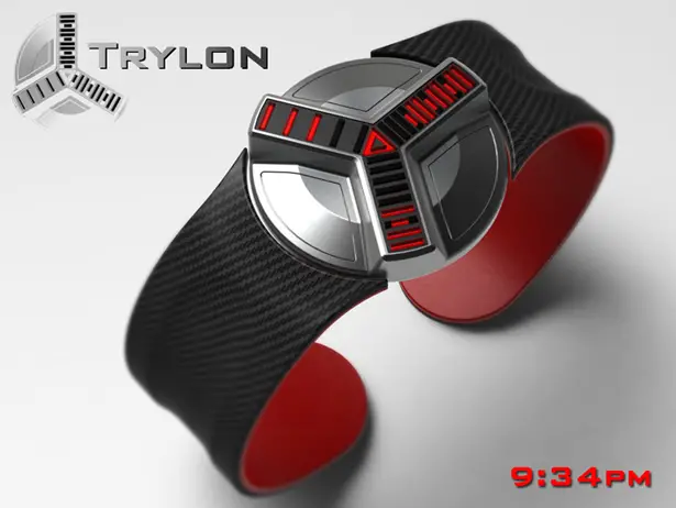 Trylon LED Watch by Peter Fletcher