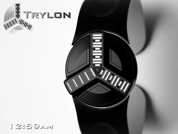 Trylon LED Watch by Peter Fletcher