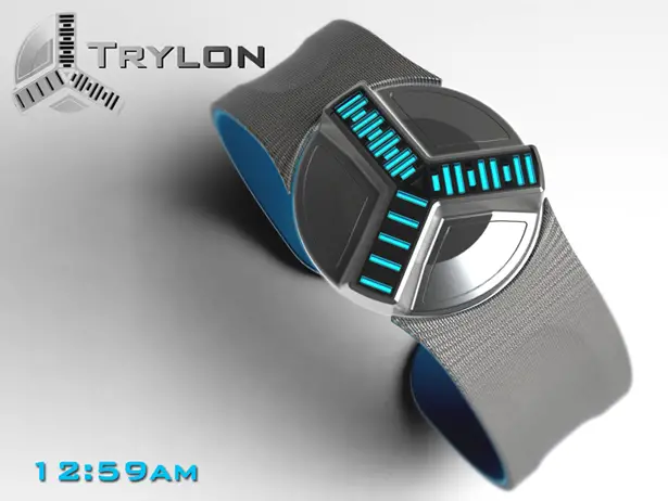 Trylon LED Watch by Peter Fletcher