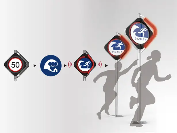 Tsunami Warning System Functions As Ordinary Traffic Signs During Normal Times