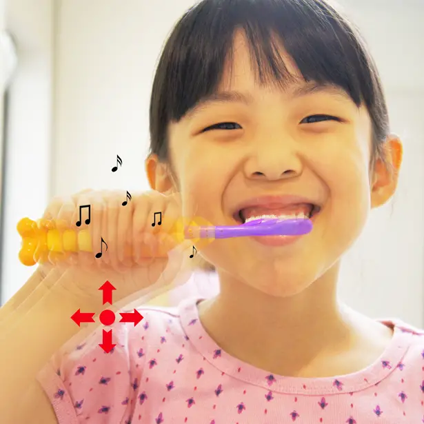 Ttone Interaction Toothbrush Plays Music as Your Children Brushing Their Teeth