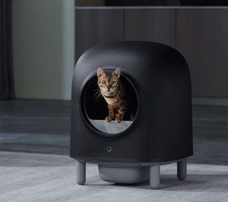 Tucker Murphy Pet Automatic Smart Cat Litter Box Keeps The Room Clean and Odorless