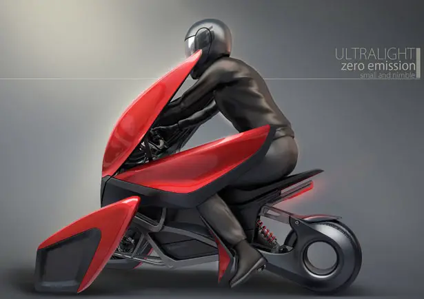 Tulip Concept EV Personal Transportation by Ognyan Bozhilov