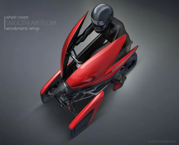 Tulip Concept EV Personal Transportation by Ognyan Bozhilov