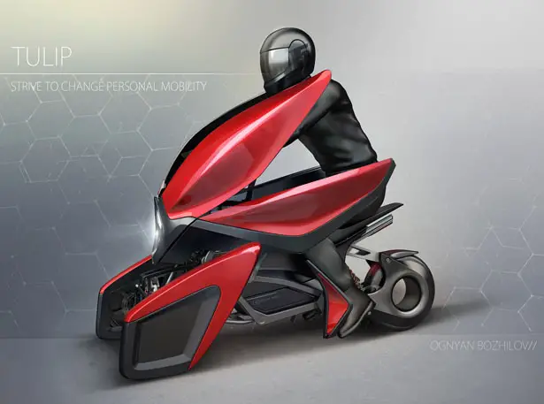 Tulip Concept EV Personal Transportation by Ognyan Bozhilov