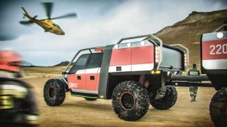 TUR Vehicle Concept for a Fire Department by 2Sympleks