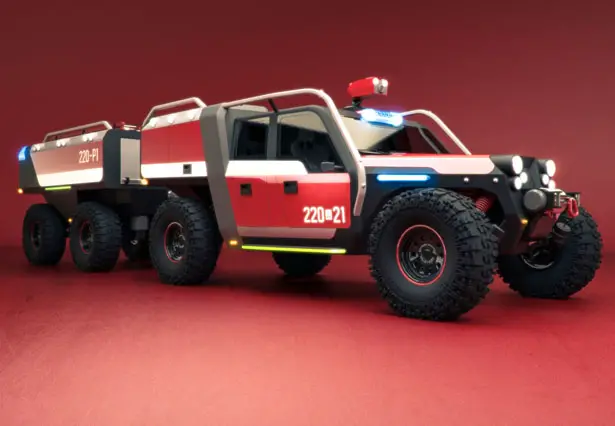 TUR Vehicle Concept for a Fire Department by 2Symleks