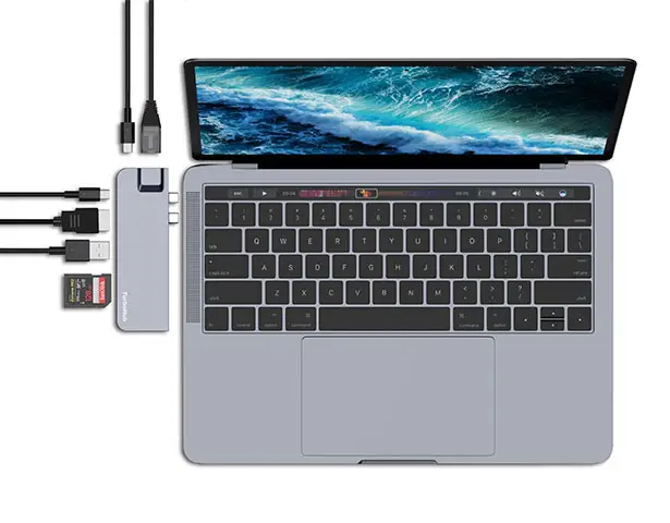 TurboHub Promises High-Speed External SSD Storage along With 6-in-1 USB-C Hub