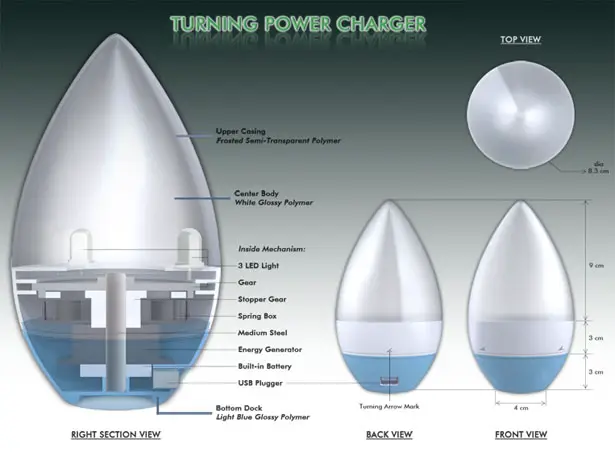 Turning Power Charger