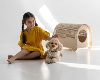 TUTO Pet House Design Is Crafted from Plywood to Achieve Creative Form