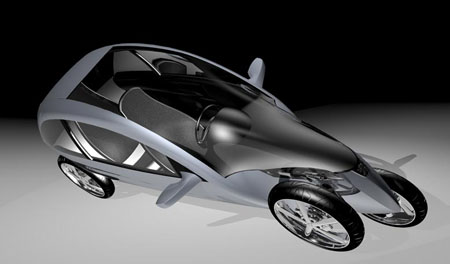 tva tilting vehicle 4-wheeler concept