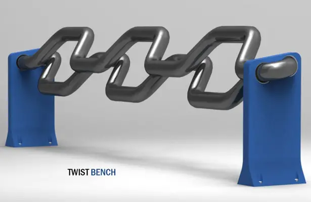 Twist Bench by Jang Woo-Seok