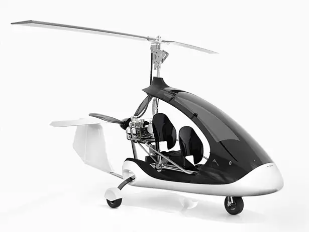 Twistair Two-Seater Tandem Gyrocopter by 2sympleks and Trendak Aviation