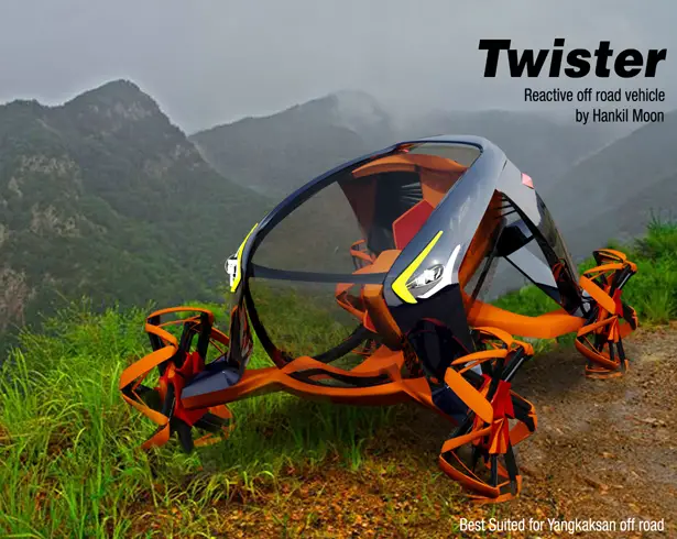 Twister Off-Road Vehicle Concept by Hankil Moon