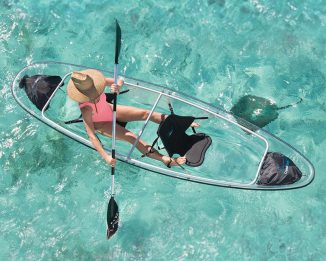 Cool Two-Person Transparent Canoe-Kayak for Outstanding Kayaking Experience