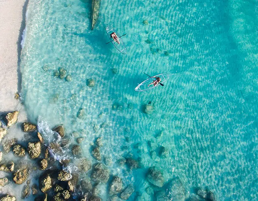 The Two Person Transparent Canoe Kayak