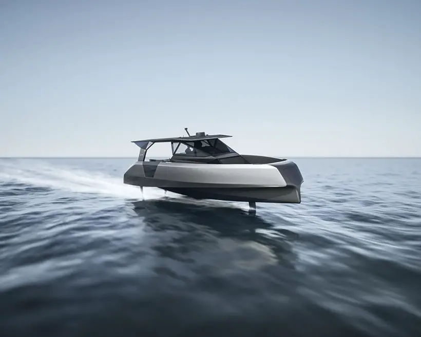 TYDE x BMW The Open Electric-Powered Hydrofoil Luxury Yacht