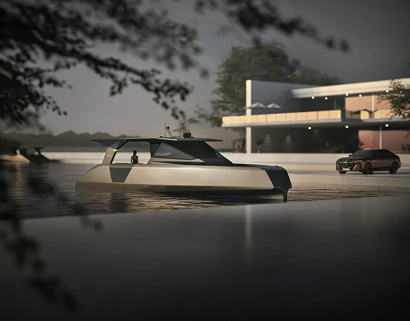 TYDE x BMW The Open Electric-Powered Hydrofoil Luxury Yacht