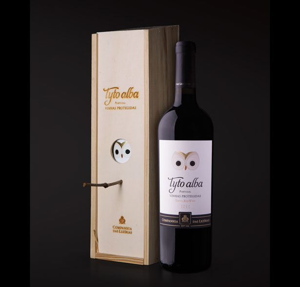 Tyto Alba Wine Features Creative Packaging Design by Rita Rivotti for Companhia das Lezírias, S.A.