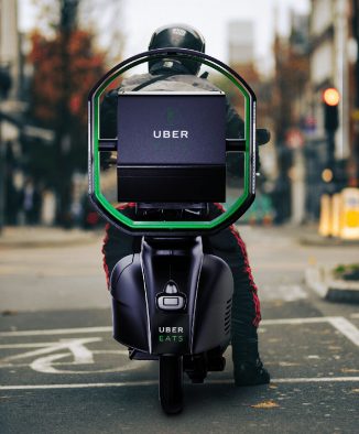 Uber Balance System for Uber Eats Scooter Helps Your Food Arrive Safely at The Destination