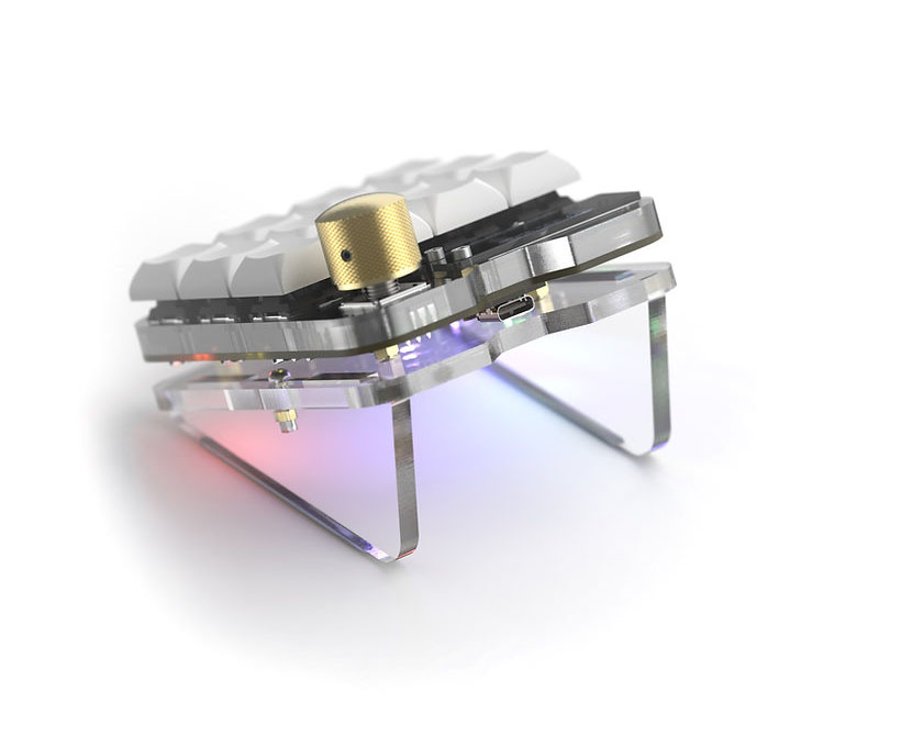 Udon:13 V.2 Custom Mechanical Macro Keypad by The Mad Noodle
