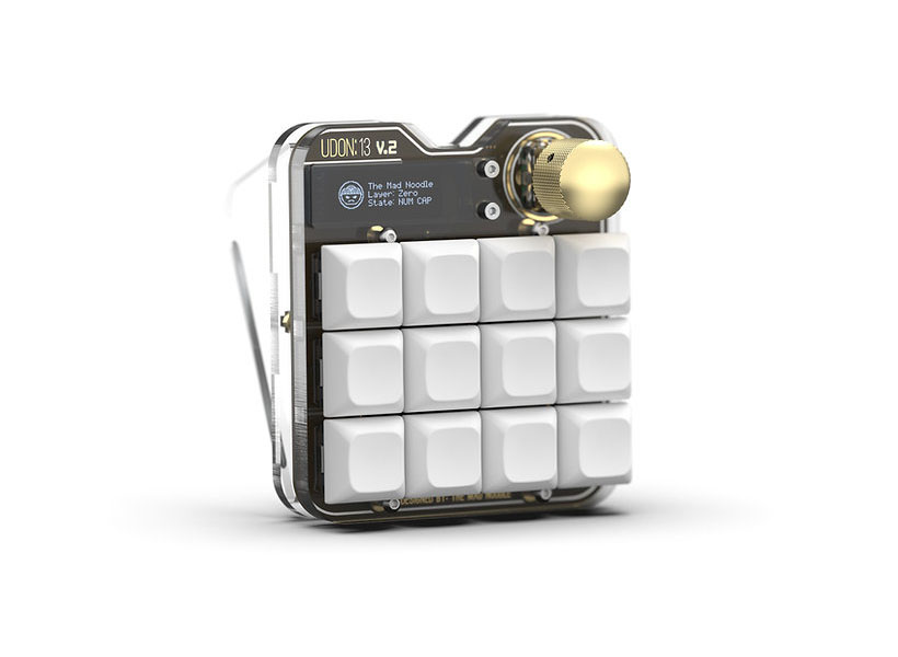 Udon:13 V.2 Custom Mechanical Macro Keypad by The Mad Noodle