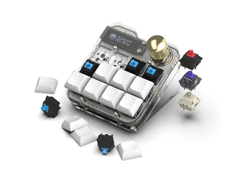 Udon:13 V.2 Custom Mechanical Macro Keypad by The Mad Noodle