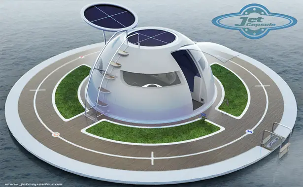 UFO Floating House by Jet Capsule