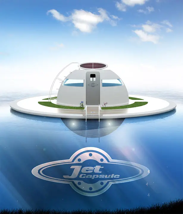 UFO Floating House by Jet Capsule