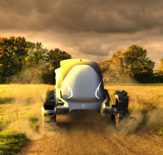 Futuristic Ukko Concept Tractor Is An All Electric Tractor with AI Technology