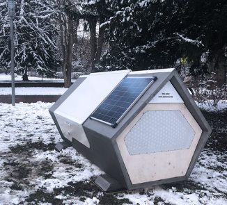 Ulmer Nest – a Solar Powered Pod for Homeless People in Winter