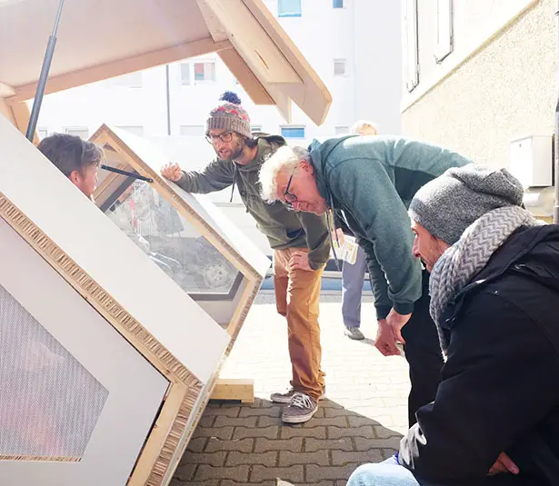 Ulmer Nest - a Solar Powered Pod for Homeless People in Winter