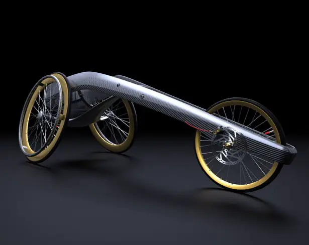 Ultra Long Distance Wheelchair by Andrew Mitchell