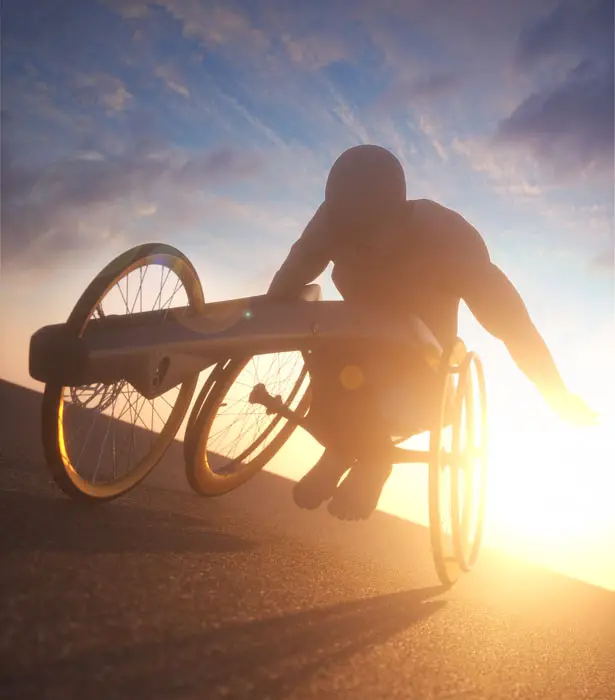 Ultra Long Distance Wheelchair by Andrew Mitchell